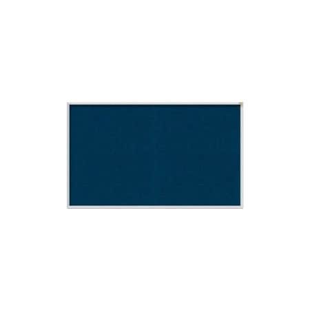 Ghent 72"W x 48"H Vinyl Bulletin Board - Aluminum Frame - Navy AV46-195